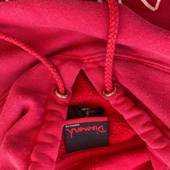 Men's Red Diamond Supply OG Scrip Hoodie Pullover - Picture 6 of 7